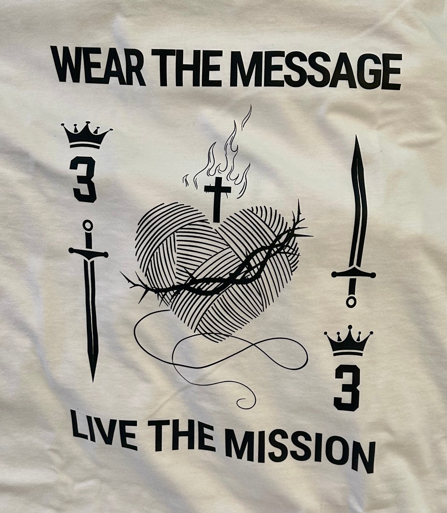 Live the Mission - WHITE/BLACK