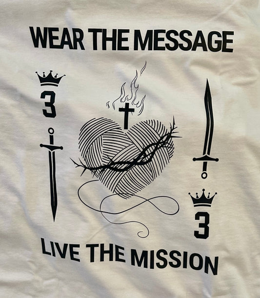 Live the Mission - WHITE/BLACK